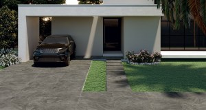 CS Keramisch Tegel Stone Slate Piombo 100x100x2cm A. van Elk BV