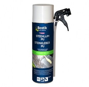 Bostik PU Steenlijm Bus a 500ml, Inclusief rietje A. van Elk BV