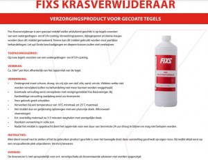 Fix Krasverwijderaar 1 ml. A. van Elk BV