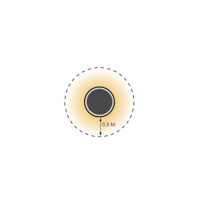 Lightpro Polaris 185W Wand Verlichting A. van Elk BV
